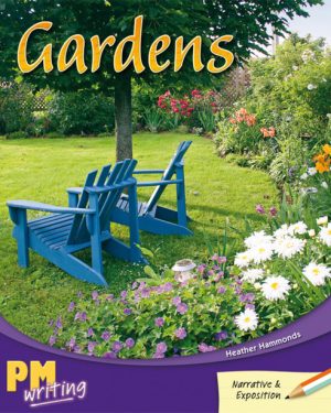 PM Writing Orange/Turquoise Gardens Lvl 16-17: Gardens (6-pack)