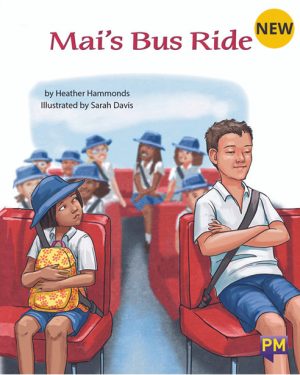 New! PM Library Turquoise Level 17 Mai's Bus Ride 6-pack