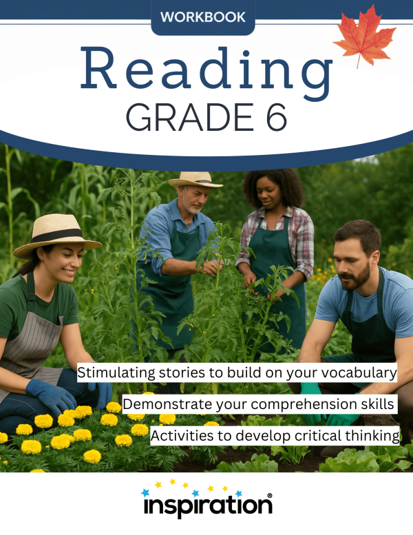 Inspiration First Grade Canadin Curriculum Reading Workbook