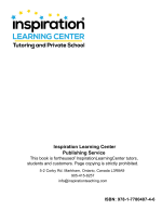 Grade 8 Reading Workbook (Inspiration Learning Center) - Image 5